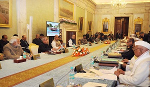 Governor of Arunachal Pradesh Lt. Gen (Retd) Nirbhay Sharma attending the Conference of the Governor at Rashtrapati Bhawan, New Delhi on 11th February 2015